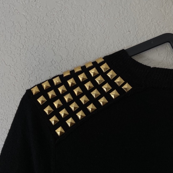 Michael Michael Kors Black Top / Gold Studded - Picture 4 of 8